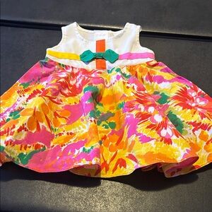 Colorful Floral Kids Dress